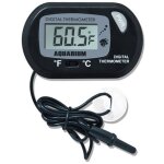 Thermom�tre lcd num�rique d'aquarium avec ventouses et sonde �tanche pour aquarium fish tank, vivarium ...