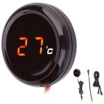 Thermom�tre num�rique pour honda / kawasaki / yamaha / suzuki (lumi�re rouge)
