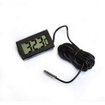 Thermom�tre num�rique lcd moniteur de temp�rature avec sonde ext�rieure �tanche pour r�frig�rateur / ...