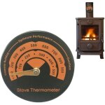 Thermom�tre de po�le magn�tique thermom�tre de tuyau de po�le � bois jauge � la maison m�tre de tuyau ...