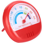 Thermom�tre pour r�frig�rateur cong�lateur - grand cadran m�canique rouge