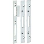 Lot de 3 gâches plates 20mm à bouts carrés, pour pênes rectangulaires thirard Lot de 3 gâches plates 20mm à bouts carrés, pour pênes rectangulaires thirard