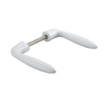 Thirard - paire de b�quilles beluga pour porte, carr� 7mm, 1 port�e, blanc