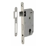 Thirard ? bo�tier de serrure encastrable � cylindre pour porte d'entr�e droite ? axe 50mm ? inox ? m�canisme ...