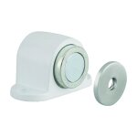 Thirard - butoir de porte � aimant, corps alliage, fixation au sol, blanc mat