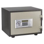 Thirard - coffre fort ignifug� � poser vauban, fermeture �lectronique � code, 2 p�nes, 12l