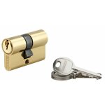 Cylindre � cl� crant�e 25 x 25 mm laitonn� 3 cl�s - thirard