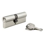 Thirard - cylindre de serrure double entre, 40x45mm, anti - arrachement, nickel, 3 cls - thirard