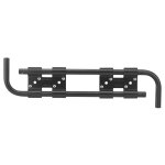 Thirard - double barre de s�curit� pour volet bois, acier, �16x430mm, zingu� noir