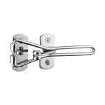 Entrebailleur pour porte d'entr�e, taquet d'arr�t, 142mm, inox - thirard