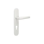 Thirard - poigne de porte garniture extrieure chantilly, 7 x125 mm, pour serrure tribando, blanc