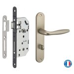 Thirard - garniture serrure encastrable monomax nf � condamnation + ensemble poign�es thalia, axe 40mm, ...