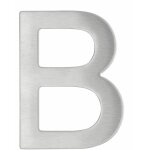 Lettre b inox h. 76mm adhsif thirard