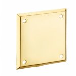 Plaque de propreté laiton 60 x 60 - thirard Plaque de propreté laiton 60 x 60 - thirard