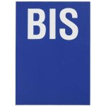 Plaque signaltique 'bis' 65x90mm avec adhsif - thirard