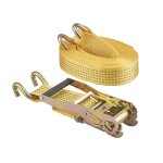 Thirard - sangle de serrage � cliquet gain�, 8m, � cliquet, crochets jj, jaune
