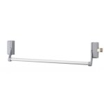 Serrure anti - panique d - cross pour porte d'entr�e, 1150mm, 1 pts lat�ral, r�versible, gris - thirard ...