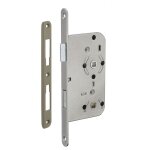 Thirard - serrure encastrable � condamnation pour salle de bain et toilette, gauche, axe 55mm, bouts ...