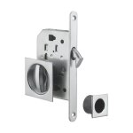 Thirard ? serrure encastrable � condamnation pour porte coulissante ? p�ne crochet ? axe 50mm ? t�ti�re ...