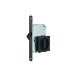 Thirard ? serrure encastrable � crochet pour porte coulissante ? axe 50mm ? acier noir ? p�ne crochet ...