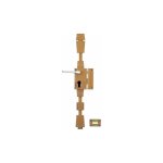 Thirard - boitier de serrure en applique targa  fouillot pour porte d'entre, droite, 3 pts, axe 45mm, ...