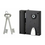 Thirard - serrure verticale en applique 4 gorges pour poign�e pour entr�e, gauche, axe 40mm, carr� 7mm, ...