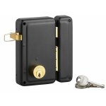 Serrure verticale en applique double entre  tirage pour porte d'entre, droit, 76x130mm, axe 45mm, ...