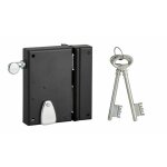 Thirard - serrure verticale en applique 4 gorges � tirage pour entr�e, droite, axe 40mm, carr� 7mm, 70x110mm, ...