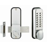 Thirard - verrou � combinaison m�canique avec p�ne dormant en applique - 00072691