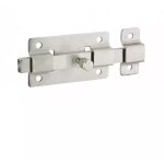 Thirard - verrou pour porte de meuble targette inox pne plat 75 mm