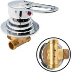 (threaded)mitigeur robinets de douche en laiton vanne de d�rivation m�langeur d'eau froide et chaude ...