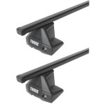Barres de toit citroen c3 (11 / 16 - ) thule squarebar acier
