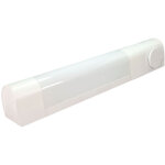 Tibelec - applique sans tube + prise blanc 13w max, ip21, interrupteur on / off, culot s19, bornier int�gr� ...