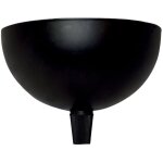 Tibelec - pavillon cache - fils demi sph�re m�tal noir d. 100mm