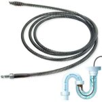 Tige spirale de nettoyage de canalisations 10 mm de diam�tre x 3 m, xu, d�boucheur wc, nettoyeur avec ...
