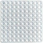 Tigrezy - lot de 100 patins adh�sifs pour tiroirs, planches � d�couper, plateaux en verre, petits meubles ...