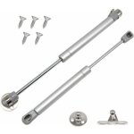 Tigrezy lot de 2 verin a gaz, 60n / 6 kg verin meuble ressort amortisseurs � gaz, charni�res � fermeture ...