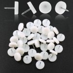 Tigrezy - lot de 40 patins � clouer pour meubles, 18 mm, en nylon, pour chaises, parquets, pieds de table ...