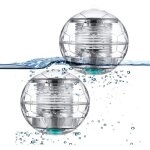2 pack lumire de piscine solaire flottant eclairage led automatique couleur changement tanche boule ...