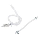 Tinor - kit purge frein moto seringue aluminium et pvc tuyau de purge de frein moto bleeder pompe  huile ...