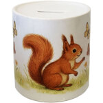 Tirelire �cureuil en c�ramique 9, 5 cm