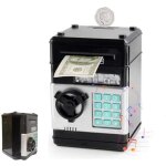 Tirelire �lectronique pour enfants - tirelire musicale avec distributeur automatique de billets, coffre ...