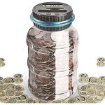 Tirelire electronique, num�rique tirelire eur compteur pour enfant adulte, compteur automatique de billet ...
