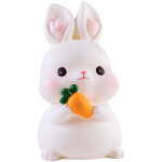 Tirelire enfant anti - chute en r�sine vinyle, banque � pi�ces mignonne lapin pour filles et gar�ons