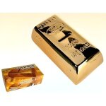 Tirelire - lingot d'or - plastique - rectangulaire - contemporain - design