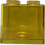 Tirelire transparente �ducative en forme de blocs de construction pour enfants - bo�te � pi�ces rectangulaire ...