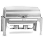 Chafing dish en acier inoxydable, 8 litres, rolltop, chauffe - plats, r�cipient chauffant, r�cipient ...