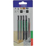 5 lames attache peugeot pour bois et m�taux non ferreux - tivoly