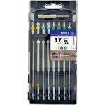 Coffret de 17 embouts de vissage l25 et l120mm - tivoly