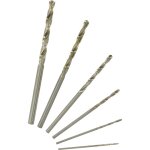 Tivoly - coffret de 6 mini - forets hss pour m�tal �0, 8 - 1 - 1, 5 - 2 - 2, 5 - 3 mm ? adapt� � un usage ...